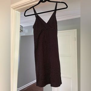 Brandy Melville polkadot dress! 🤍🤍